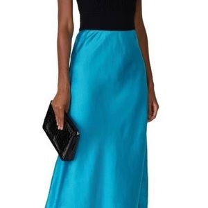 Club Monaco Bias Midi Skirt Sz 4